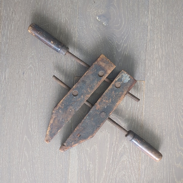 Antique Screw Clamp Etsy