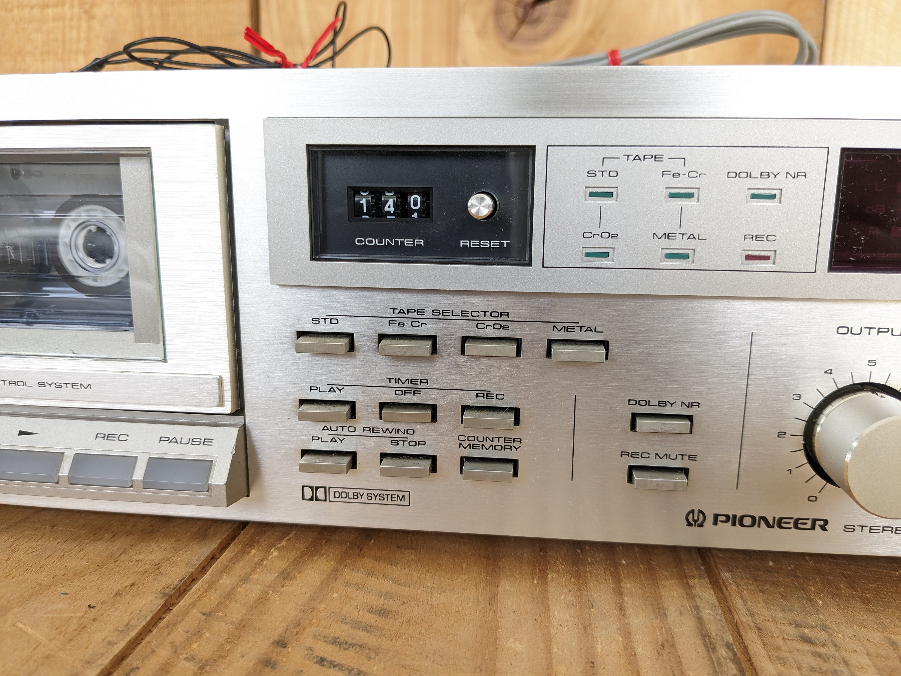 Buy PIONEER CTF755 Stereo Cassette Tape Deck. Rewind Not Working but