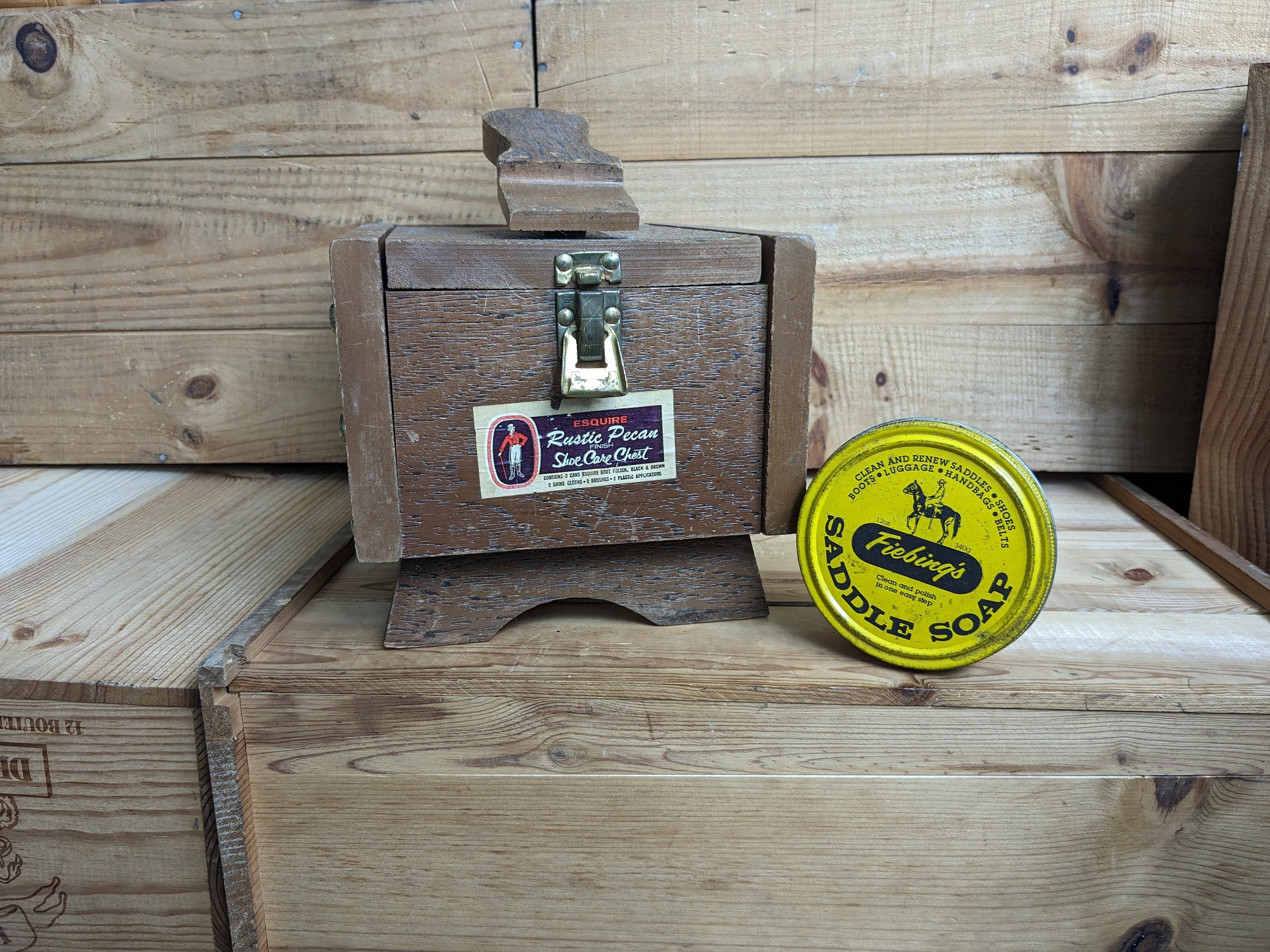 Custom shoe shop shine box