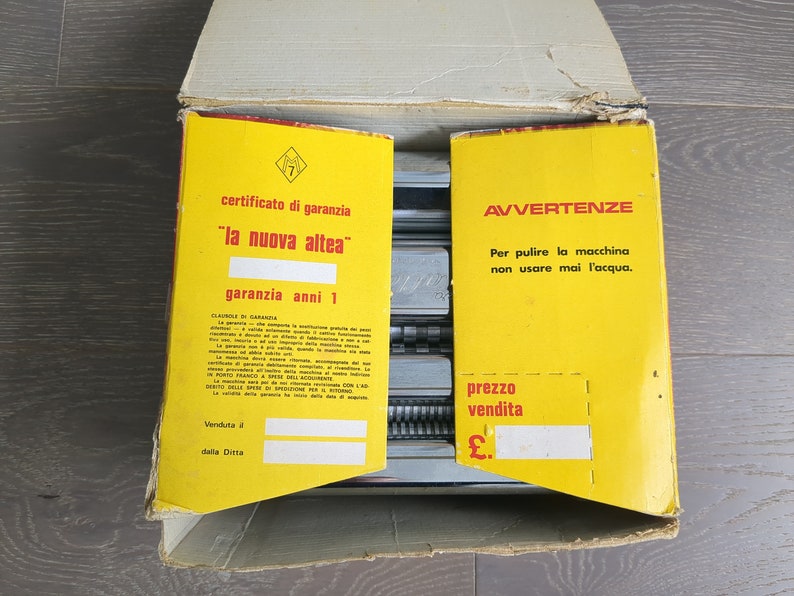 Vintage La Nuova Altea Lusso 160 Hand Crank Home Pasta Maker. Etsy