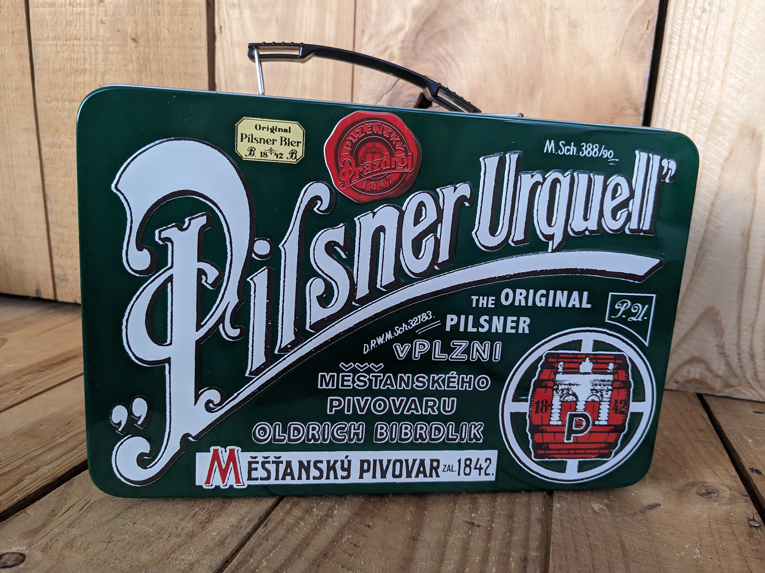 Vintage Pilsner Urquell Commemorative Memorabilia Lunch Box. Etsy