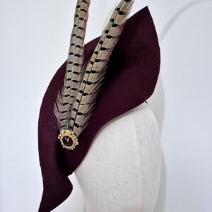 50s Feather Half Hat - Etsy display picture 2