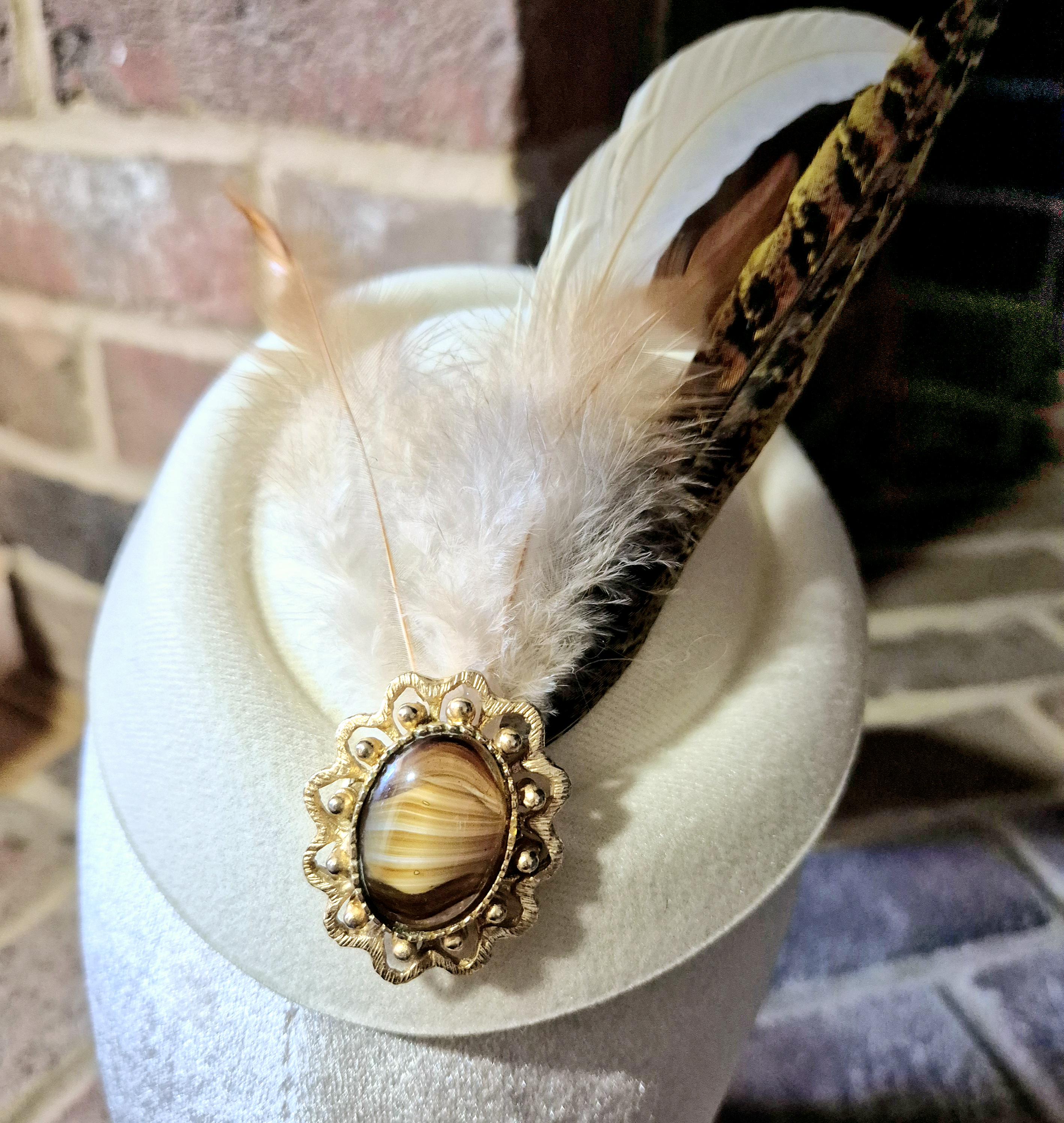 Vintage 60s Cream Faux Fur Pillbox Fascinator Ladies Hat with Net Net 1960s Vintage Hats for Women for sale | eBay main image 3