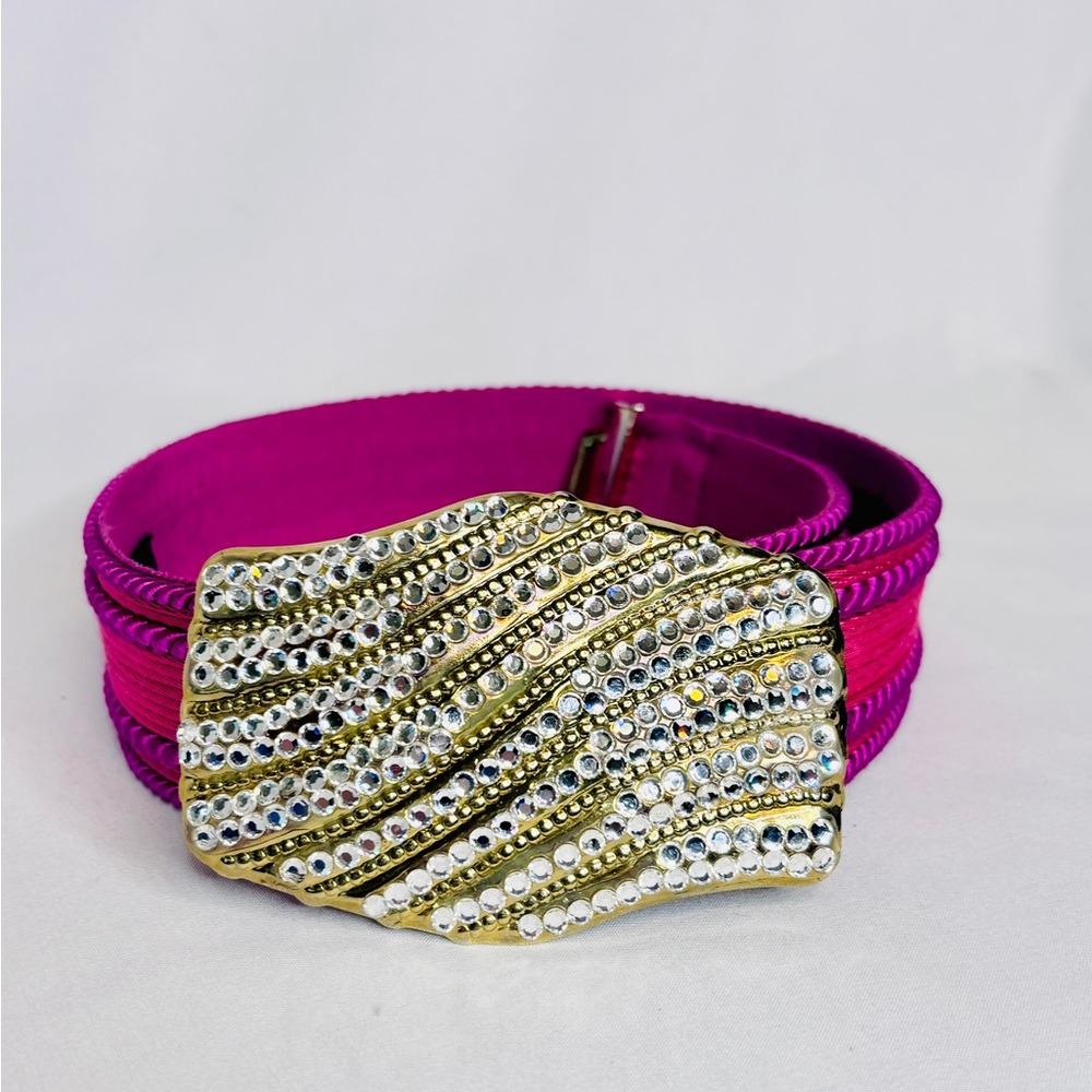 Gold Rhinestone Belt Buckle - Etsy display picture 1