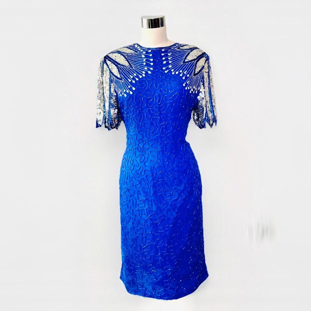 Robe De Soirée à Paillettes Awlsyj - Style Années 80, Coupe Ample, Jupe Courte - Pour Mariage, Cocktail, Fête Décontractée - 7