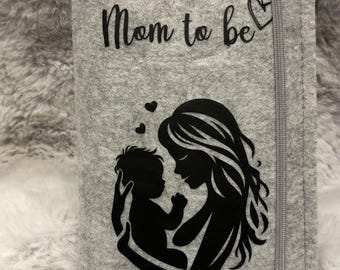 Maternity Pass Cover Mom to be | Maternity Pass Cover made of felt | Beautiful pregnancy gift