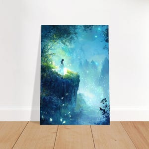 Elira Anime Poster - Discovering Her Power in the Forest Art | Premium Matte Wall Art | Beautiful Home Decor