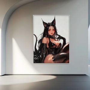Ayame Demoness Anime Poster | Premium Matte Paper Print, Wall Art & Aesthetic Decor for Anime Lovers