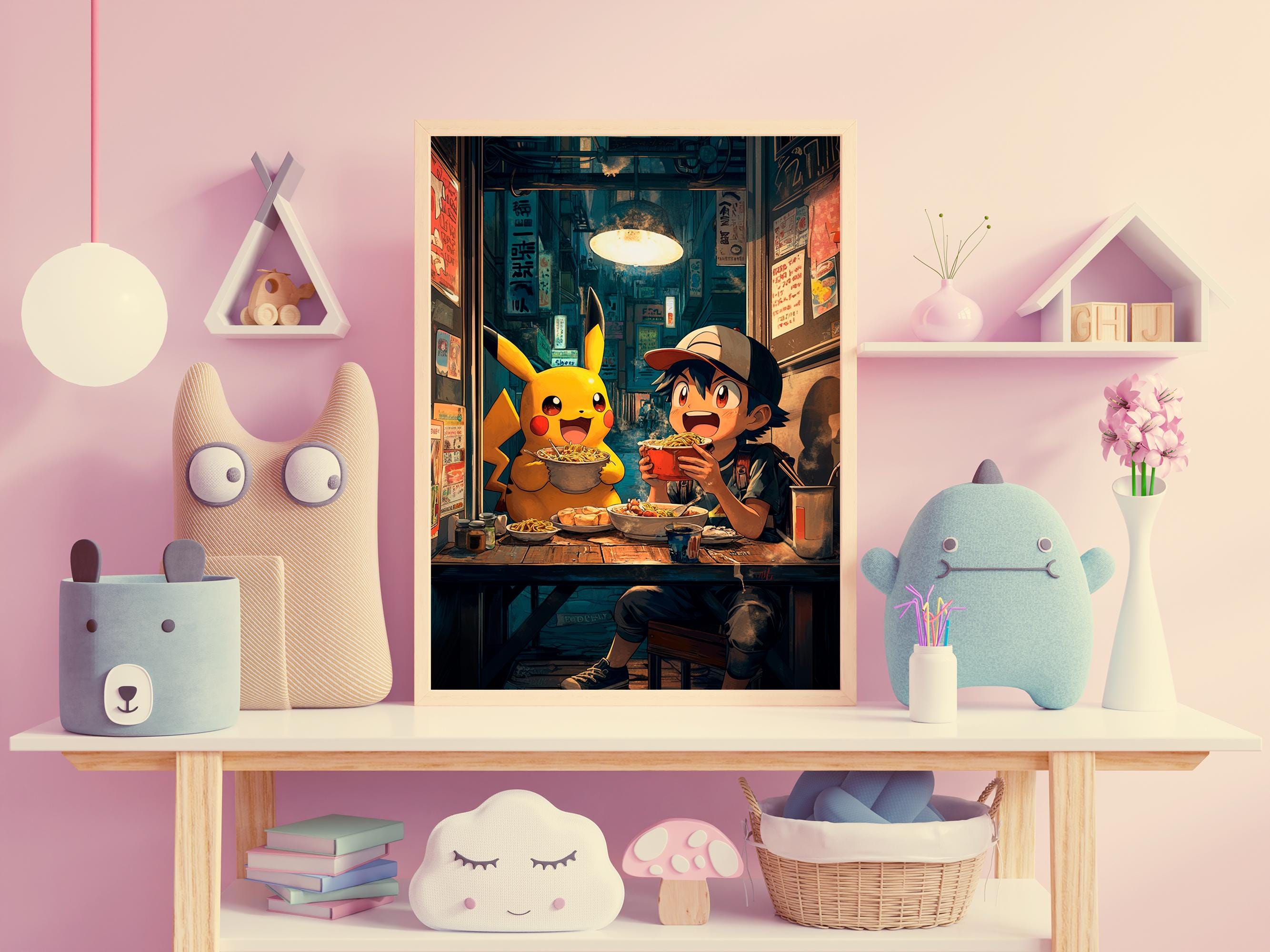 Pikachu and Ash Ramen Shop Poster – Pokemon Fan Art Print - Etsy