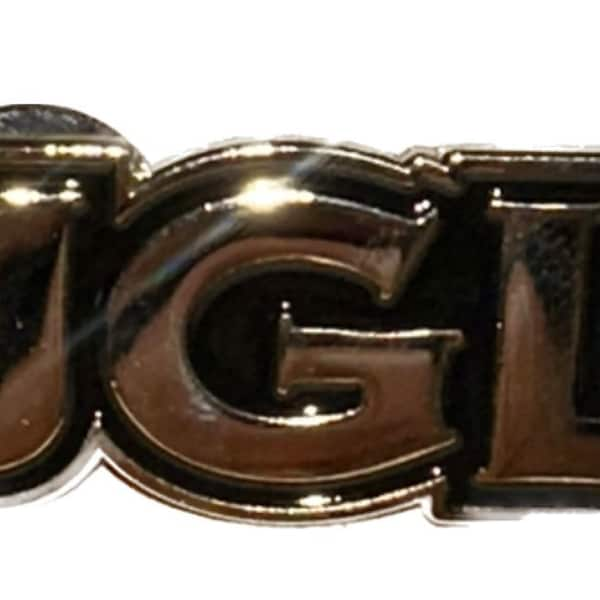 JGL Black & Gold Enamel Hat Pin Para Gorras