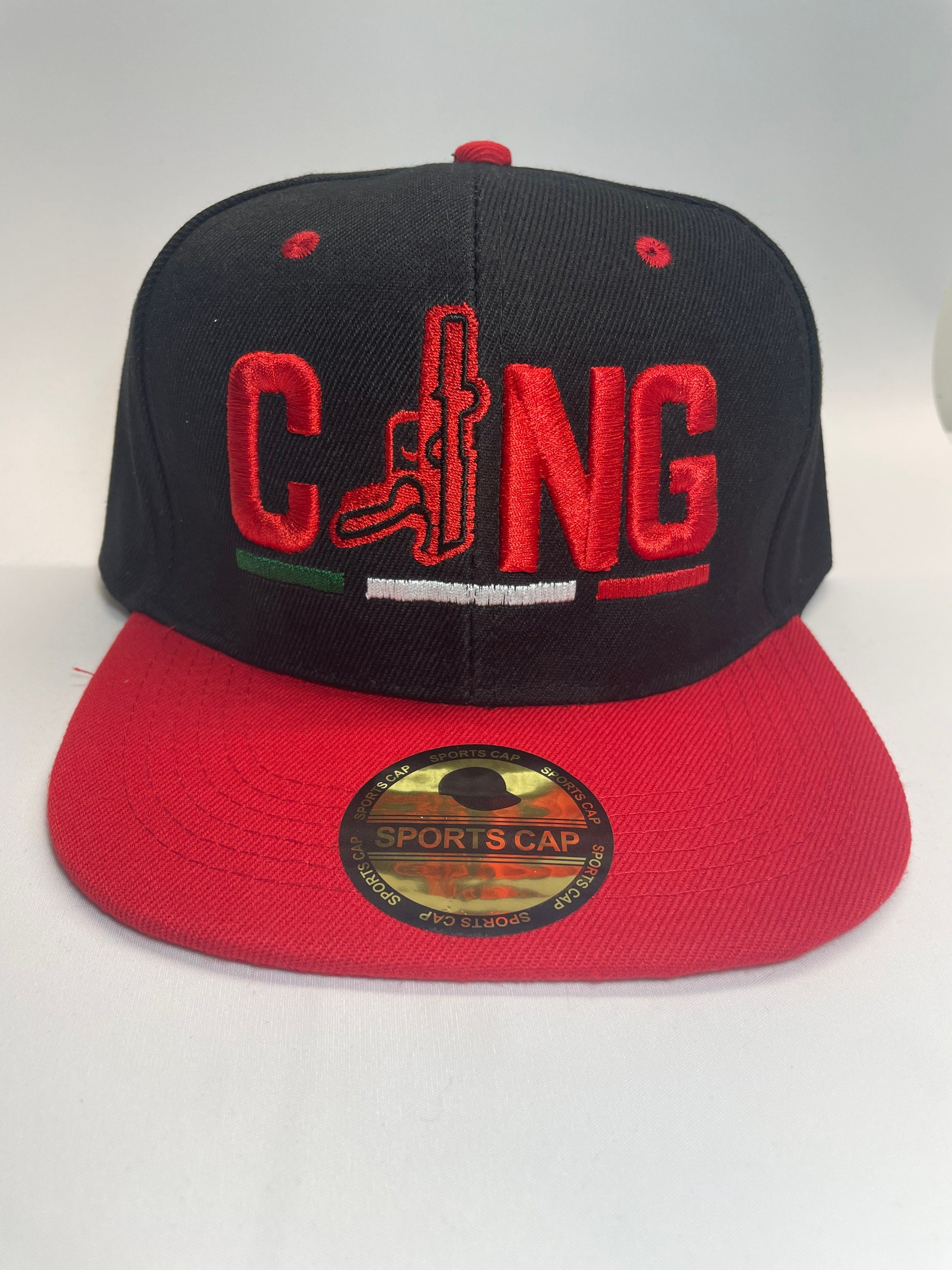 CJNG Custom 3D Embroidered Black/red Snapback - Etsy