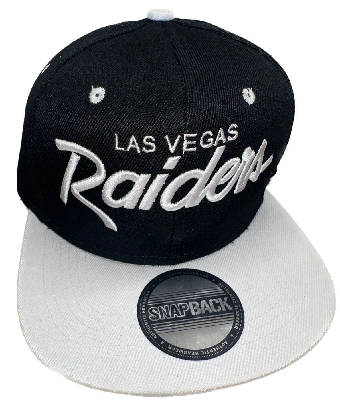 Las Vegas Raiders Women's Hat Black Sparkle Strapback NFL New Era