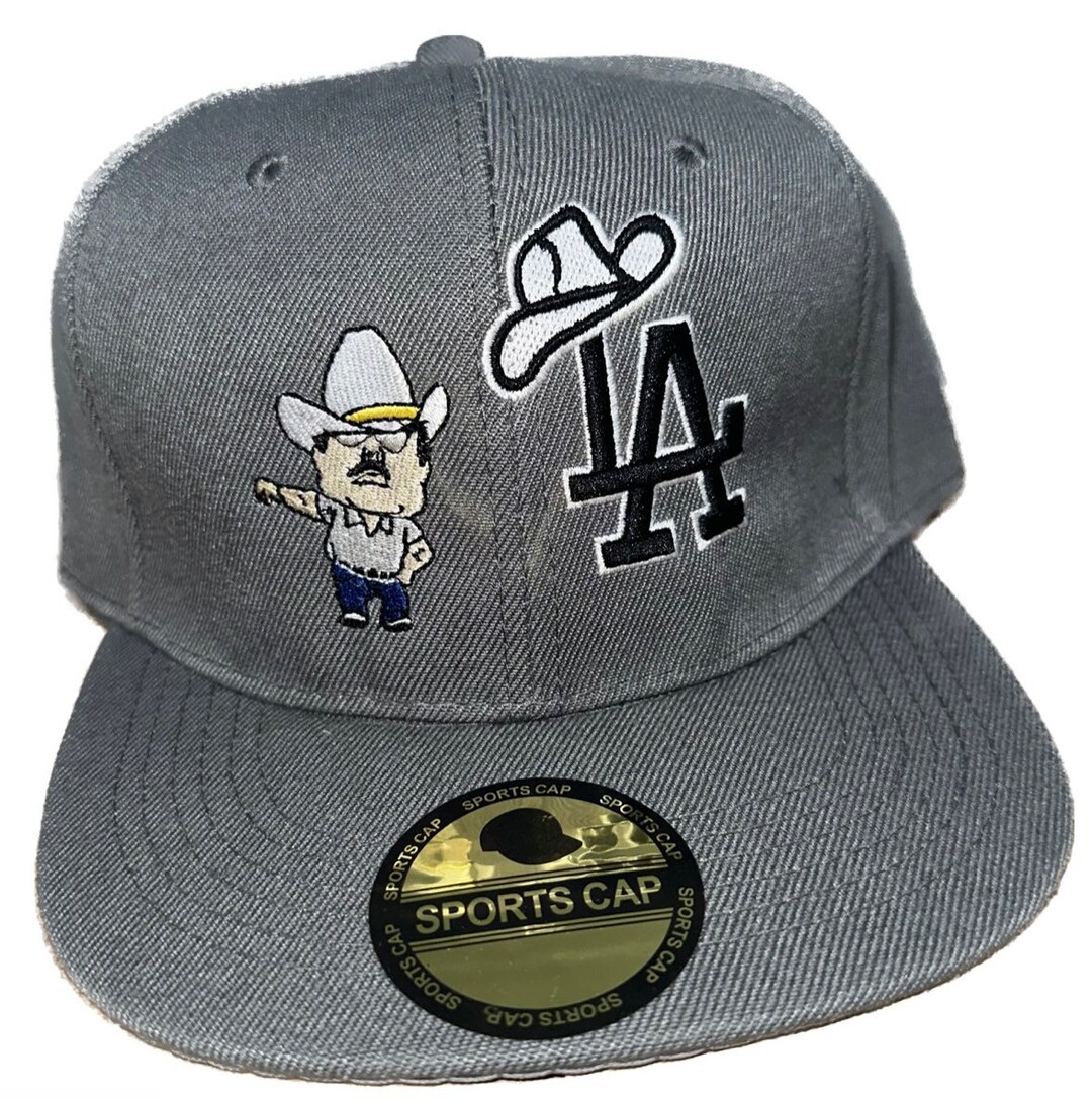 LA Sombrero Mayiza El Mayo MZ Gray Snapback Hat Etsy
