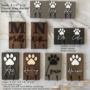 Custom Wood Sign | Wooden Towel Holder | Personalized Towel Hooks | Bathroom Name Hooks | Custom Name Hooks Key Hanger | Dog Leash Holder