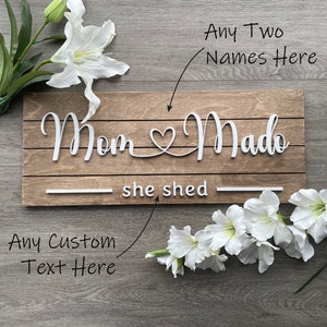 First Name Sign Established Sign Personalized Custom Wood Sign Engagement Gift Wedding Gift Housewarming Gift Anniversary Gift 3D Sign