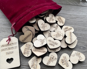 Jeu sexuel, 50 jetons coquins, jetons sexuels, jetons plaisir, EVJF, soirée jeux pour adultes, cadeau d'anniversaire ~ LIVRAISON GRATUITE ~