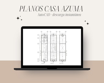 Plany domu Azuma AutoCAD