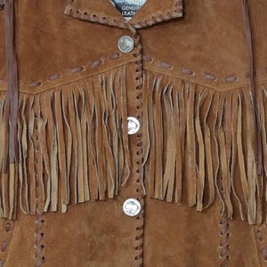 Women Western Cowboy Suede Fringe Jacket Native American Fringe Leather Jacket, Chaqueta con flecos de ante vaquero occidental