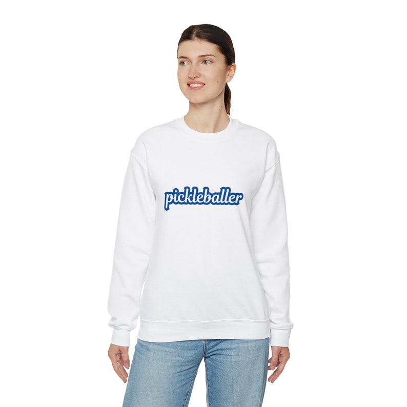Pickleball Spin Crew Neck Sweatshirt, Pickleball, Pickleball Apparel, Pickleball Sweatshirt, Cozy Sweatshirt, Pickleball Gear, Sports imagem 6