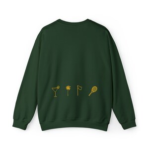 Aspire to Retire Crew Neck Sweatshirt (Tennis)