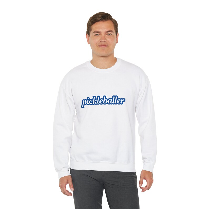 Pickleball Spin Crew Neck Sweatshirt, Pickleball, Pickleball Apparel, Pickleball Sweatshirt, Cozy Sweatshirt, Pickleball Gear, Sports imagem 5