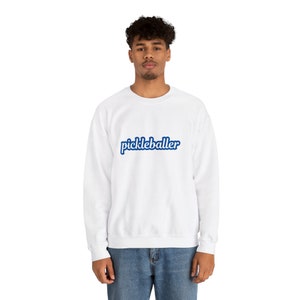 Pickleball Spin Crew Neck Sweatshirt, Pickleball, Pickleball Apparel, Pickleball Sweatshirt, Cozy Sweatshirt, Pickleball Gear, Sports imagem 4