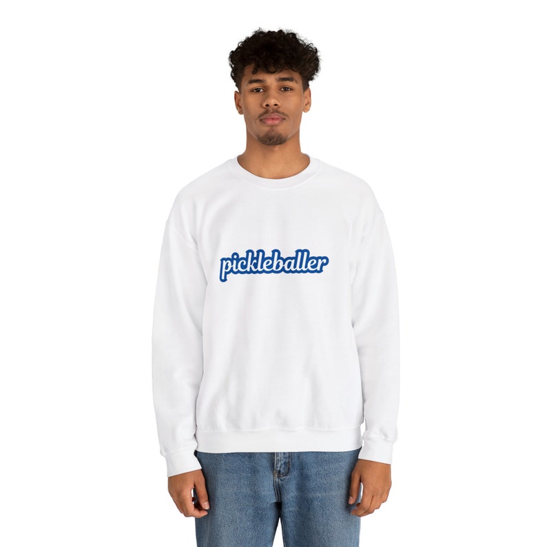 Pickleball Spin Crew Neck Sweatshirt, Pickleball, Pickleball Apparel, Pickleball Sweatshirt, Cozy Sweatshirt, Pickleball Gear, Sports imagem 4
