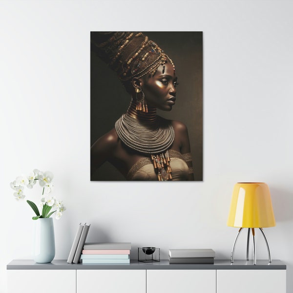 African Goddess Canvas