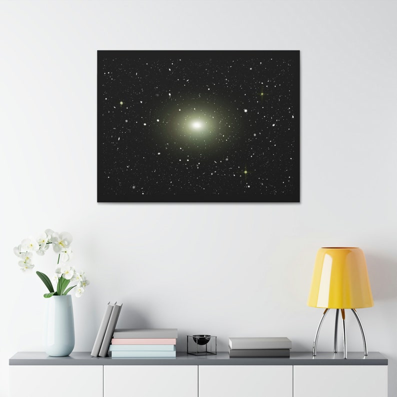 Galaxy Wall Art Starry Night Canvas Etsy