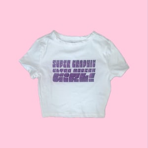 Chappell Roan Super Graphic Ultra Modern Girl Tee Merch Crop Top Midwest Princess Shirt