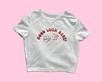 Chappell Roan Good Luck Babe Baby Tee Merch Crop Top Midwest Princess Shirt