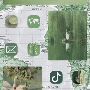 Complete Cottagecore Green Phone Aesthetic
