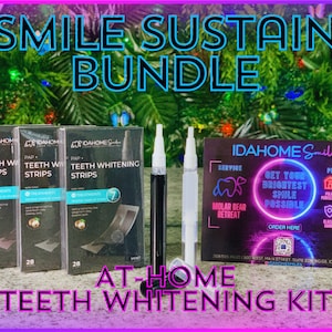 Idahome Smiles 'Smile Sustain' At-Home Teeth Whitening Product Bundle