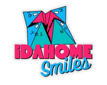 Idahome Smiles 90's Kiss-Cut Stickers