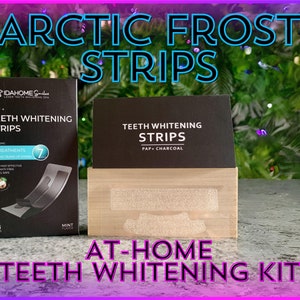 Discover easy whitening with Idahome Smiles' Arctic Frost PAP+ Strips. 28 strips for quick 30-minute sessions. Ideal for on-the-go lifestyles, brighten your smile without any mess.
