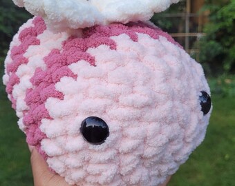 Extra Large Strawberry Bee Crochet Amigurumi