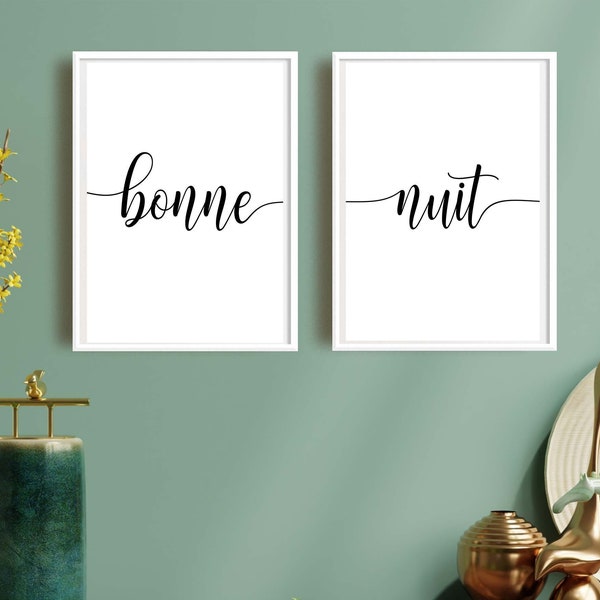 Bonne Nuit - Etsy