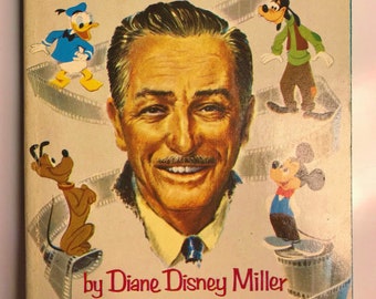 1959 Walt Disney Story of Walt Disney Diane Disney Miller 1st Dell Printing Paperback