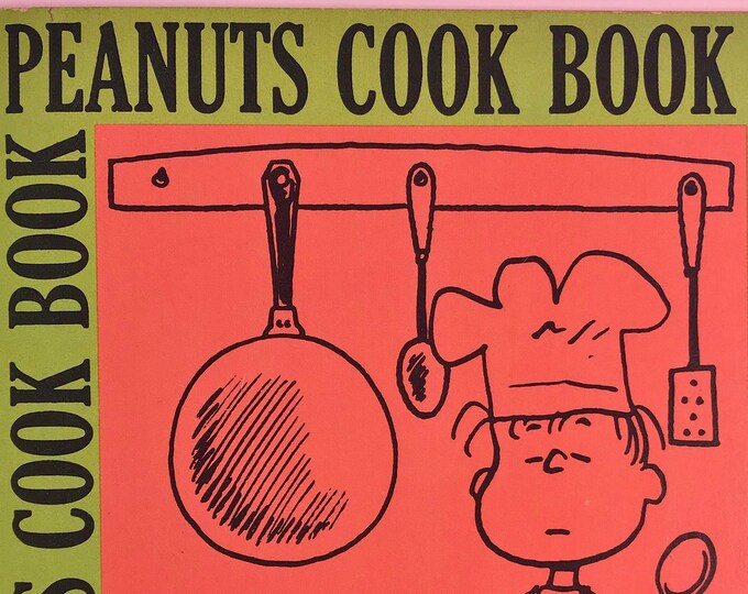 Peanuts Cook Book Snoopy Charlie Brown Scholastic Paperback 1970 2nd