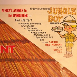 Menú del restaurante Lion Country Safari Jungle Boy Sandwich Florida