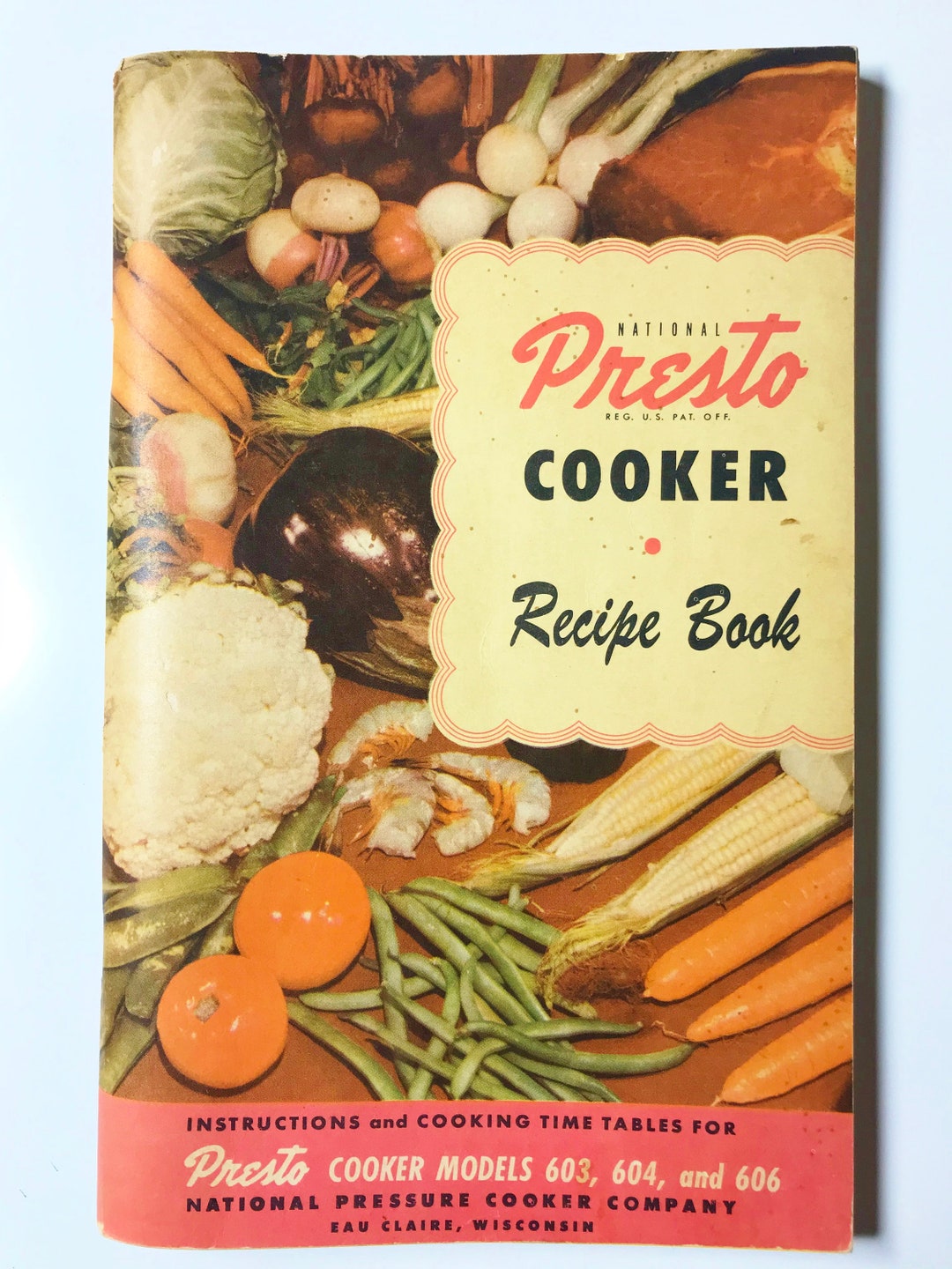 1940s Vintage Pressure Cooker Recipes Lot of 2 Booklets Presto All american 1949 1945 Etsy Canada