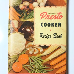 1940s Vintage Pressure Cooker Recipes Lot of 2 Booklets Presto All-American 1949 1945