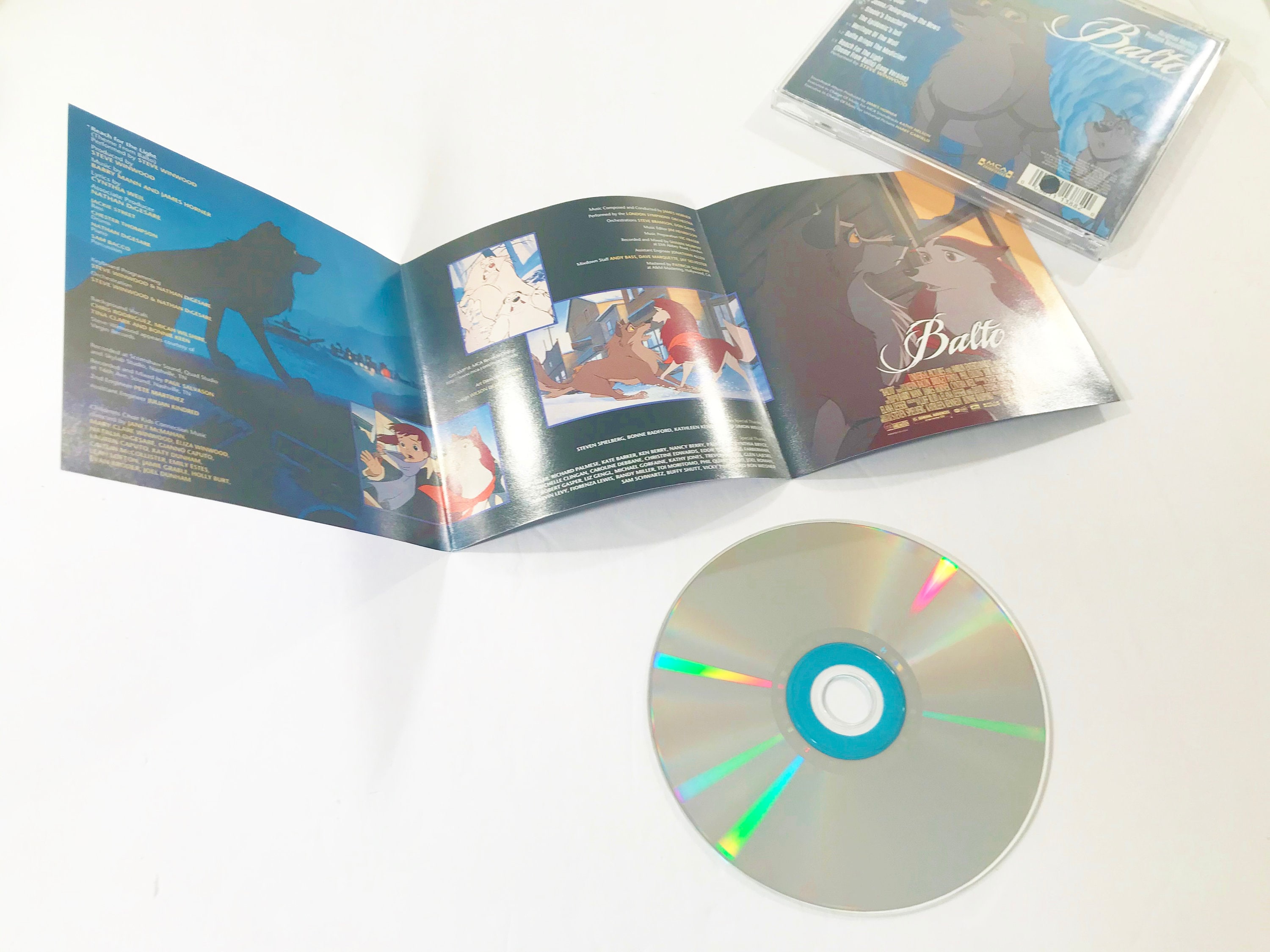 Balto OOP PROMO Original Soundtrack James Horner CD Animated Cartoon ...