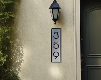 Custom Size Address Sign | Personalized Outdoor House Numbers