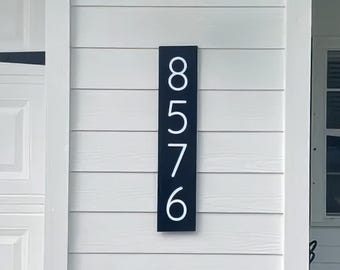 Address Sign, Modern Plaque, Aluminum House Sign