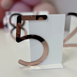 Wedding Table Numbers | party décor| wedding table décor | Table Numbers | Acrylic Table Numbers |Wedding Decoration |Centerpieces|