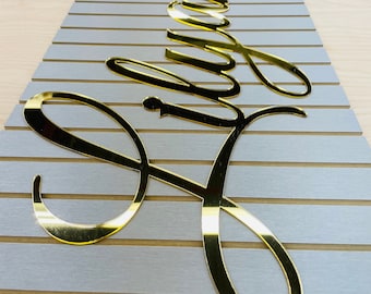 Name cut out | custom name sign |Nursery Sign |Acrylic name | Custom Sign | Wall Décor| Word Art | Wall Art | Laser Cut Name|