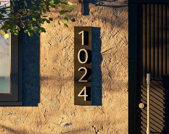 Address Sign| Modern Plaque | Aluminum Sign| residential sign |Custom Address Sign| Acrylic Numbers| Outdoor sign| House Sign| House Numbers