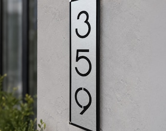 Custom Size Address Sign | Personalized Outdoor House Numbers