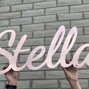 Name cut out | custom name sign |Nursery Sign |Acrylic name | Custom Sign | Wall Décor| Word Art | Wall Art | Laser Cut Name